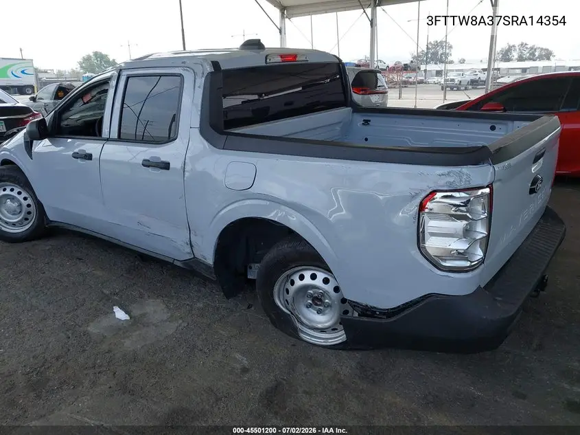 2025 Ford Maverick Xl VIN: 3FTTW8A37SRA14354 Lot: 45501200