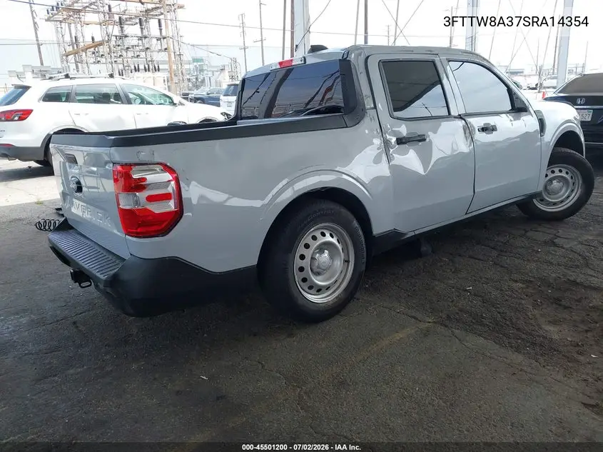2025 Ford Maverick Xl VIN: 3FTTW8A37SRA14354 Lot: 45501200
