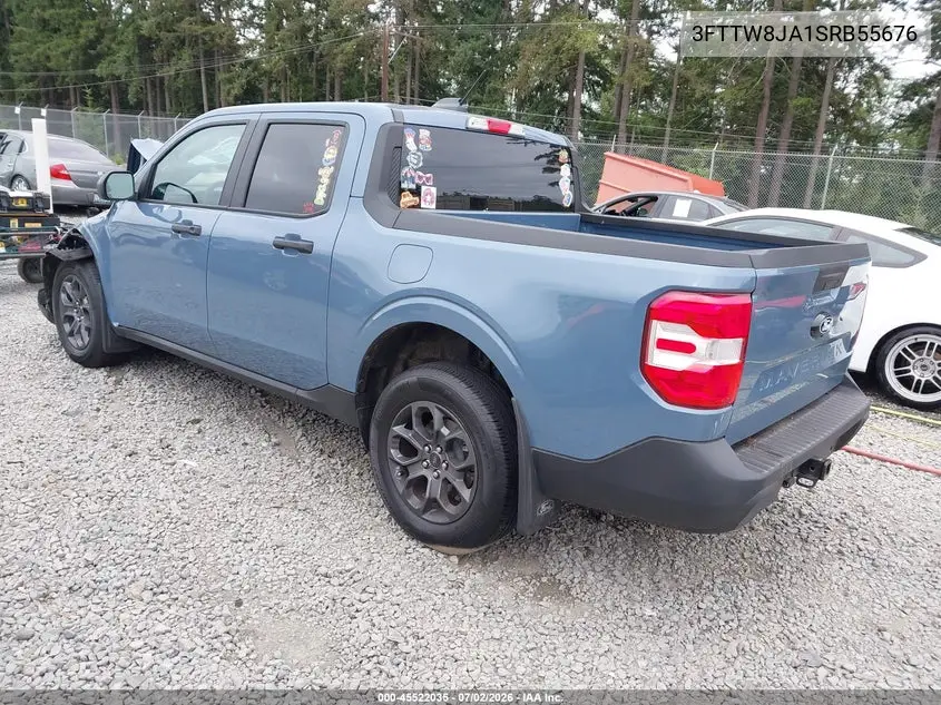 2025 Ford Maverick Xlt VIN: 3FTTW8JA1SRB55676 Lot: 45522035