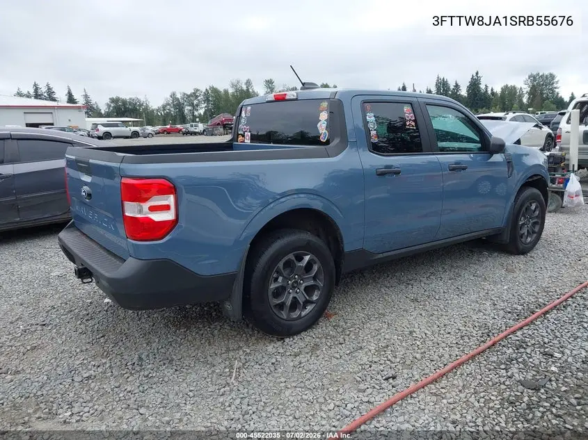 2025 Ford Maverick Xlt VIN: 3FTTW8JA1SRB55676 Lot: 45522035