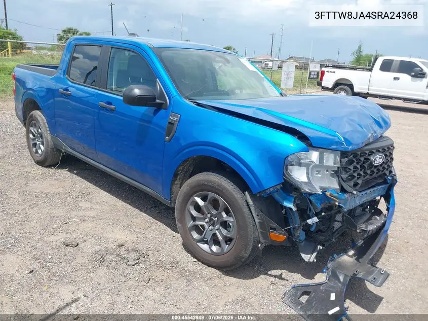 2025 Ford Maverick Xlt VIN: 3FTTW8JA4SRA24368 Lot: 45542949