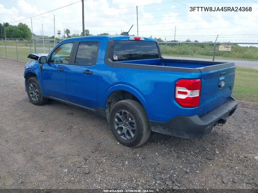2025 Ford Maverick Xlt VIN: 3FTTW8JA4SRA24368 Lot: 45542949