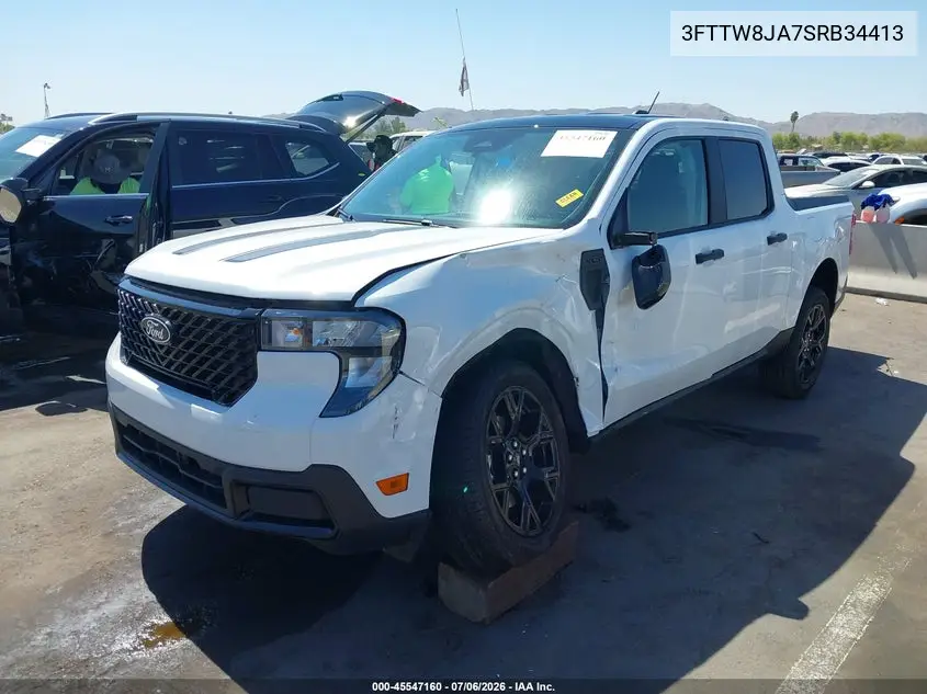 2025 Ford Maverick Xlt VIN: 3FTTW8JA7SRB34413 Lot: 45547160