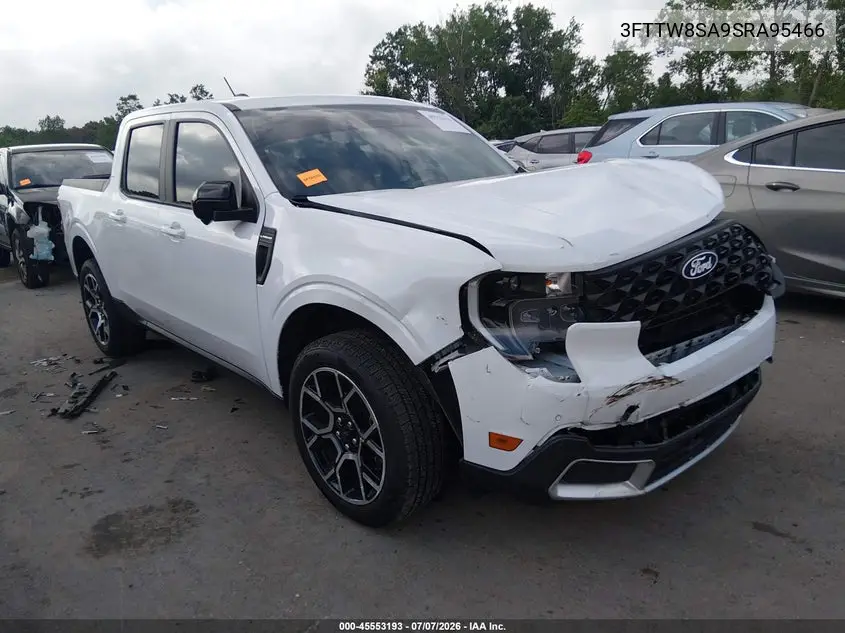 2025 Ford Maverick Lariat VIN: 3FTTW8SA9SRA95466 Lot: 45553193