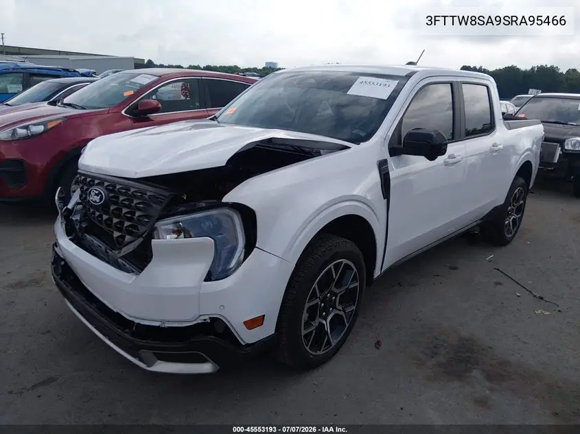 2025 Ford Maverick Lariat VIN: 3FTTW8SA9SRA95466 Lot: 45553193