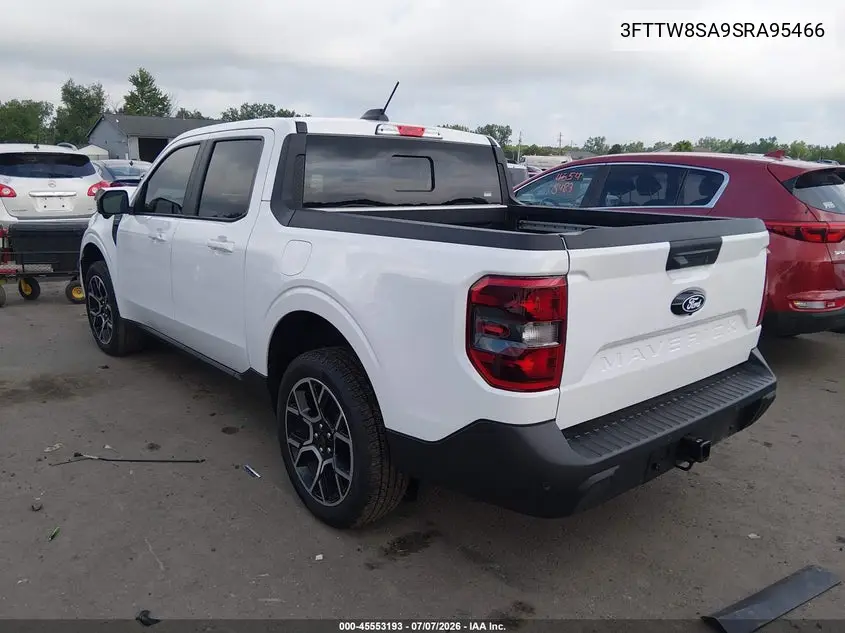 2025 Ford Maverick Lariat VIN: 3FTTW8SA9SRA95466 Lot: 45553193