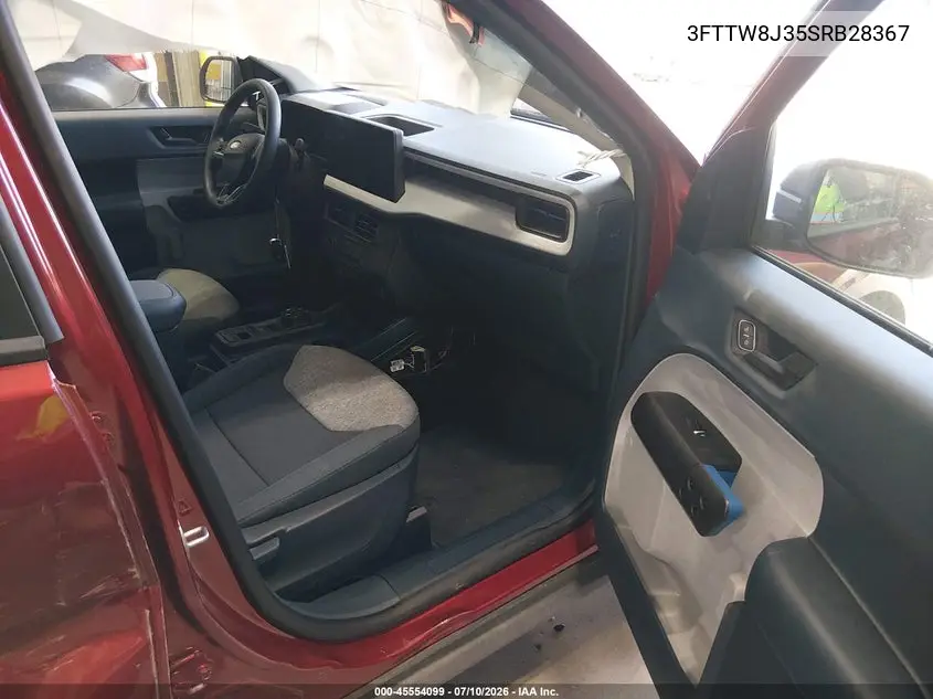 2025 Ford Maverick Xlt VIN: 3FTTW8J35SRB28367 Lot: 45554099
