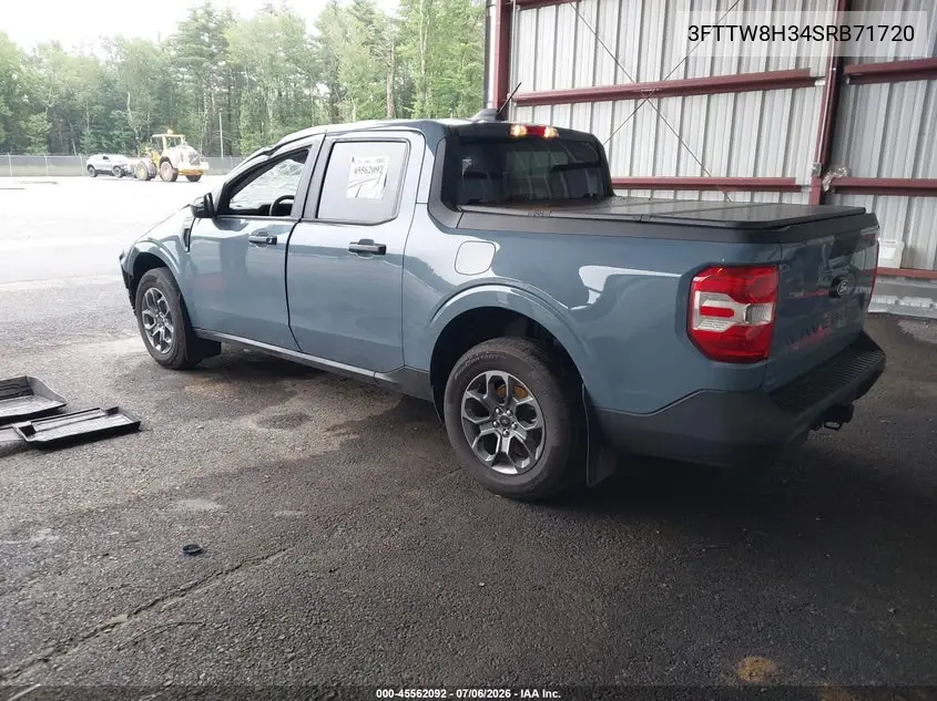 2025 Ford Maverick Xlt VIN: 3FTTW8H34SRB71720 Lot: 45562092
