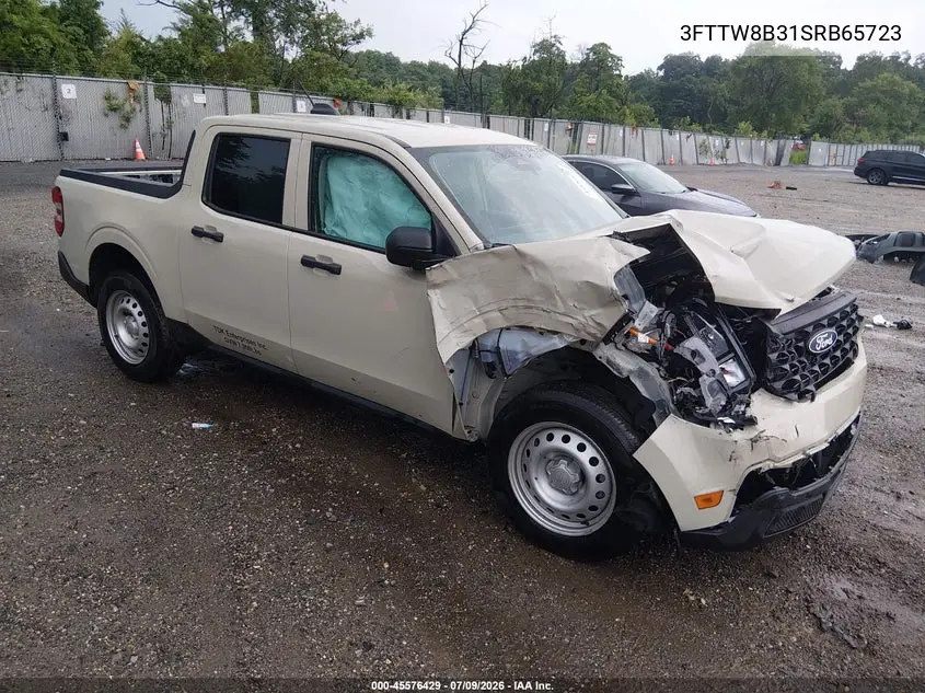 2025 Ford Maverick Xl VIN: 3FTTW8B31SRB65723 Lot: 45576429