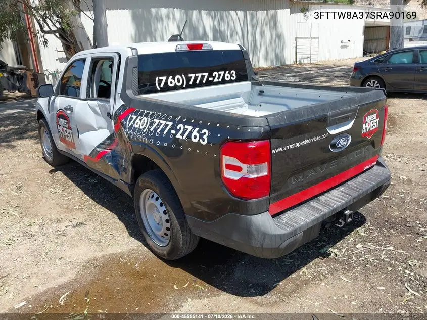 2025 Ford Maverick Xl VIN: 3FTTW8A37SRA90169 Lot: 45585141