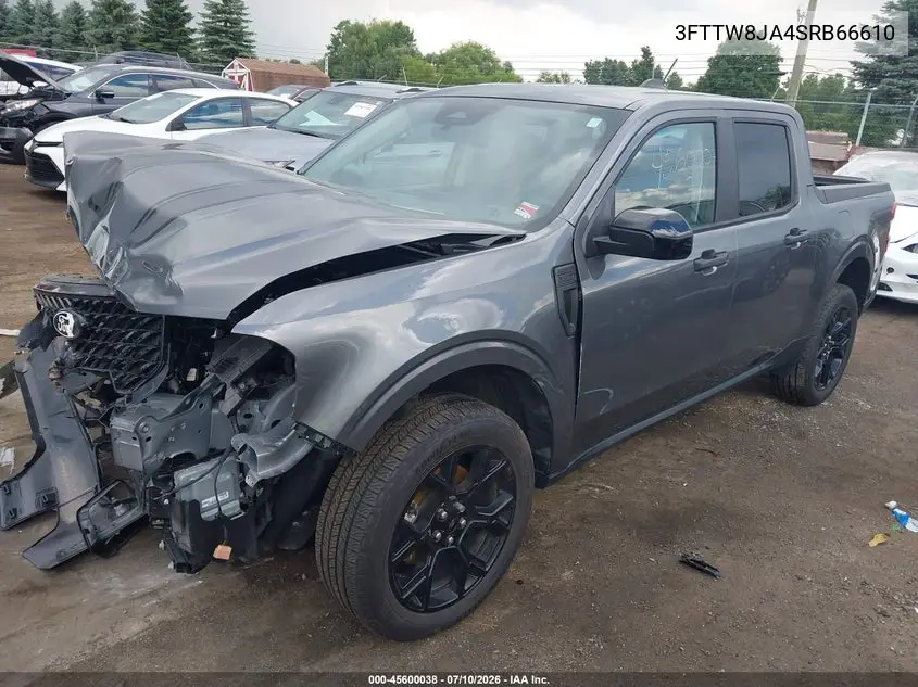2025 Ford Maverick Xlt VIN: 3FTTW8JA4SRB66610 Lot: 45600038
