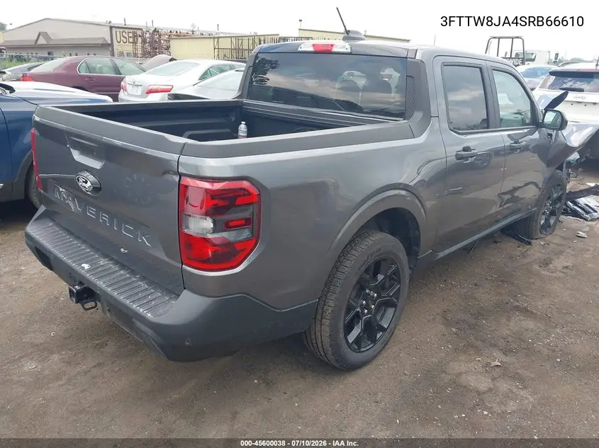 2025 Ford Maverick Xlt VIN: 3FTTW8JA4SRB66610 Lot: 45600038