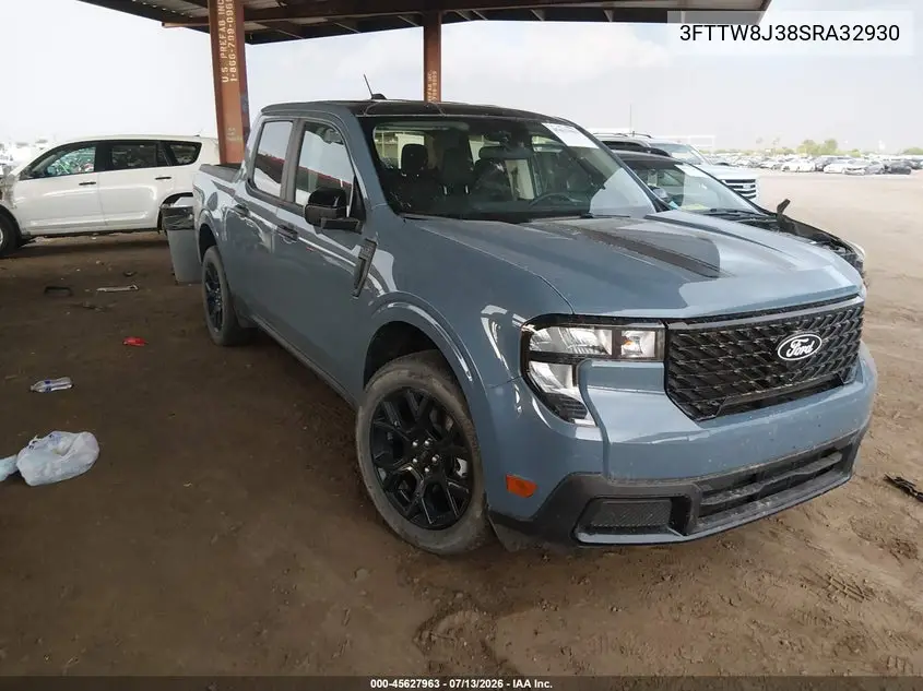2025 Ford Maverick Xlt VIN: 3FTTW8J38SRA32930 Lot: 45627963