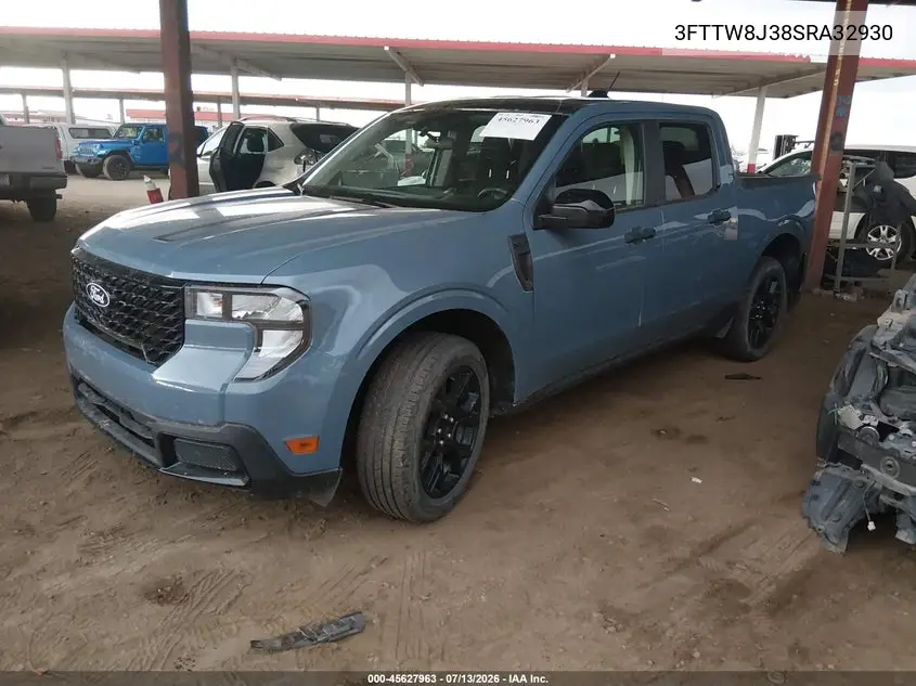 2025 Ford Maverick Xlt VIN: 3FTTW8J38SRA32930 Lot: 45627963