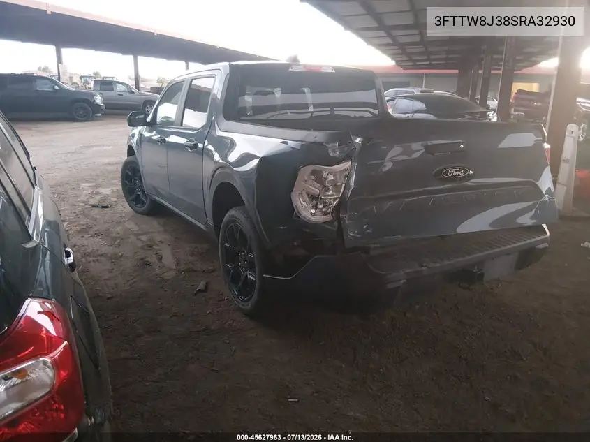 2025 Ford Maverick Xlt VIN: 3FTTW8J38SRA32930 Lot: 45627963