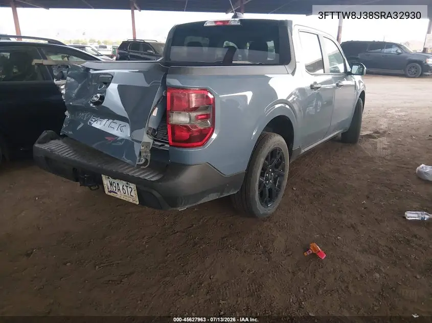 2025 Ford Maverick Xlt VIN: 3FTTW8J38SRA32930 Lot: 45627963