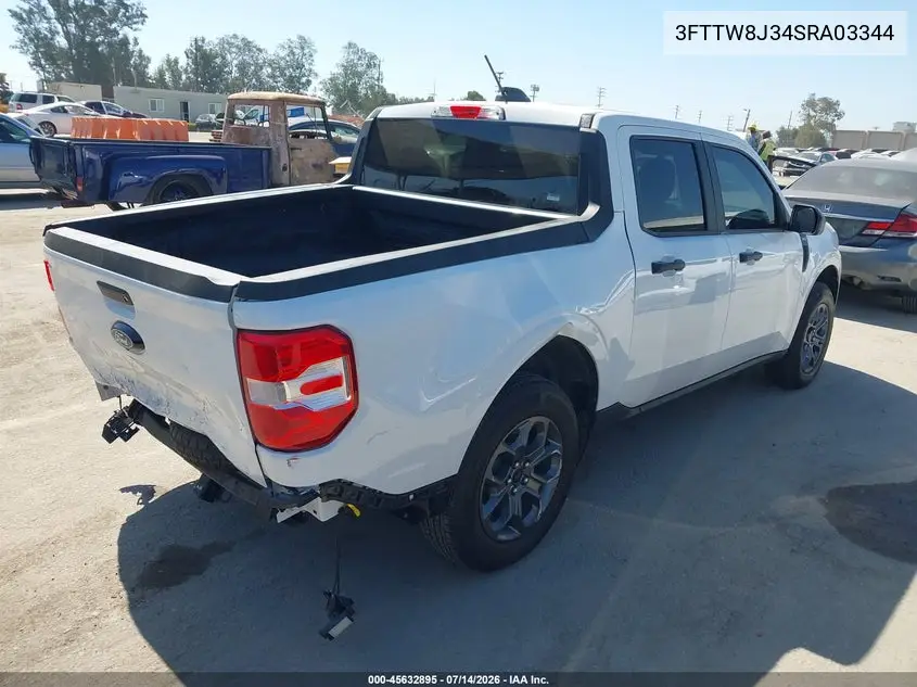 2025 Ford Maverick Xlt VIN: 3FTTW8J34SRA03344 Lot: 45632895