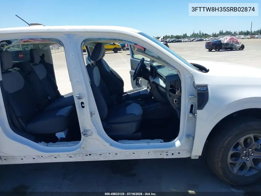 2025 Ford Maverick Xlt VIN: 3FTTW8H35SRB02874 Lot: 45633125