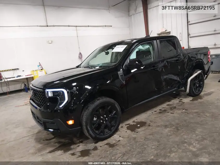 2025 Ford Maverick Lariat VIN: 3FTTW8SA6SRB72195 Lot: 45637483