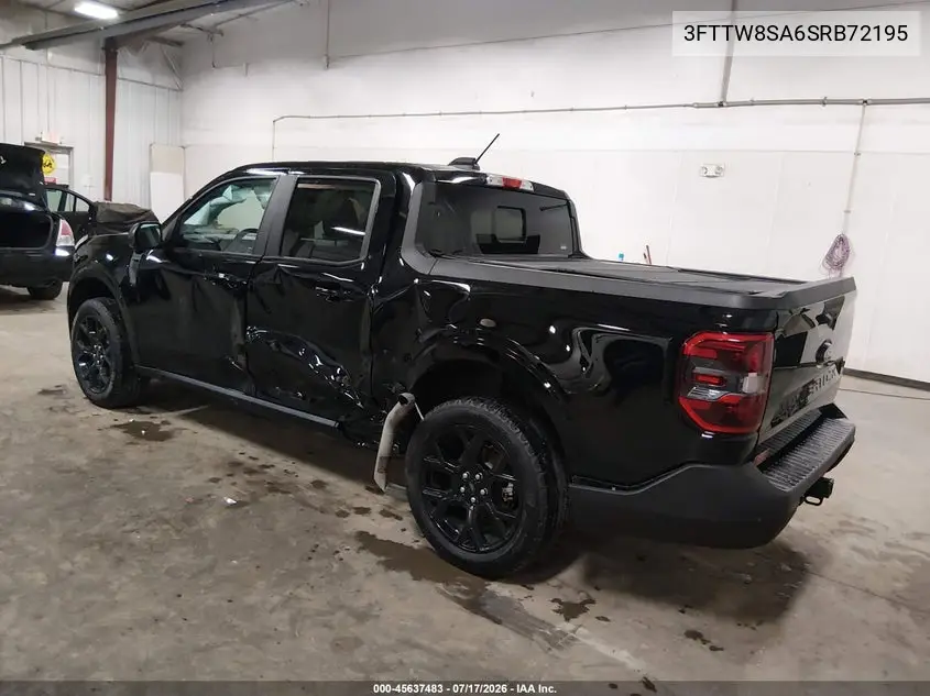 2025 Ford Maverick Lariat VIN: 3FTTW8SA6SRB72195 Lot: 45637483