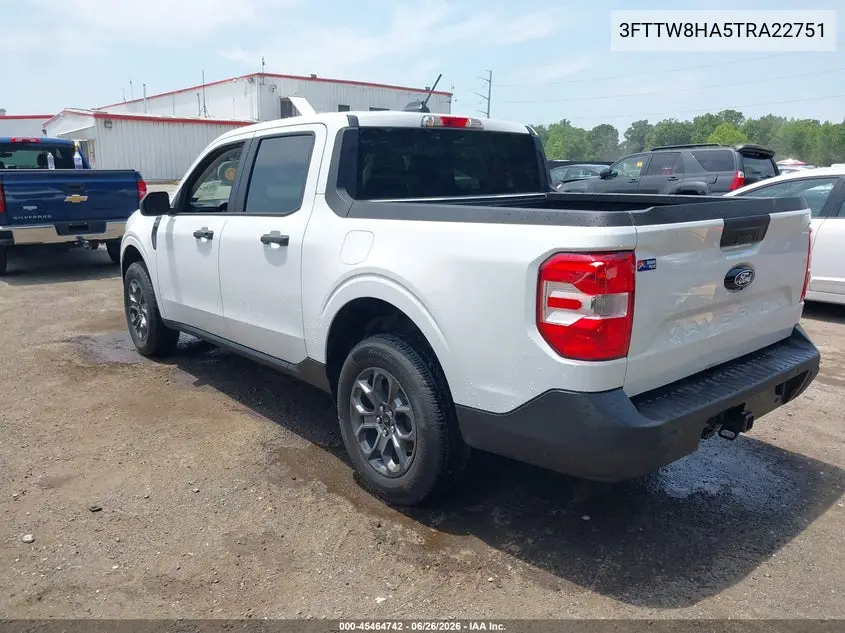 2026 Ford Maverick Xlt VIN: 3FTTW8HA5TRA22751 Lot: 45464742