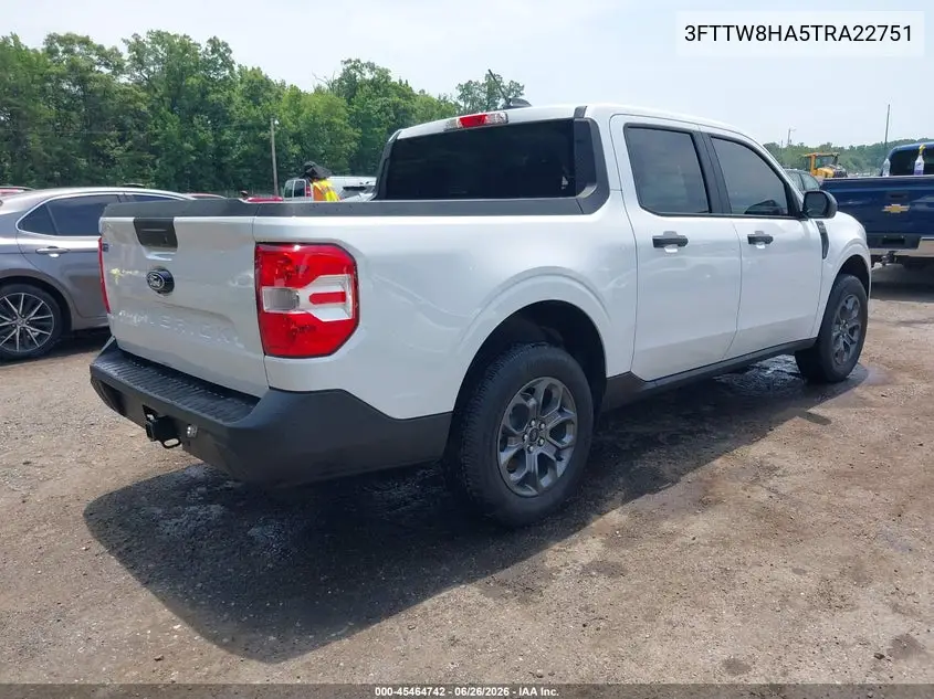 2026 Ford Maverick Xlt VIN: 3FTTW8HA5TRA22751 Lot: 45464742