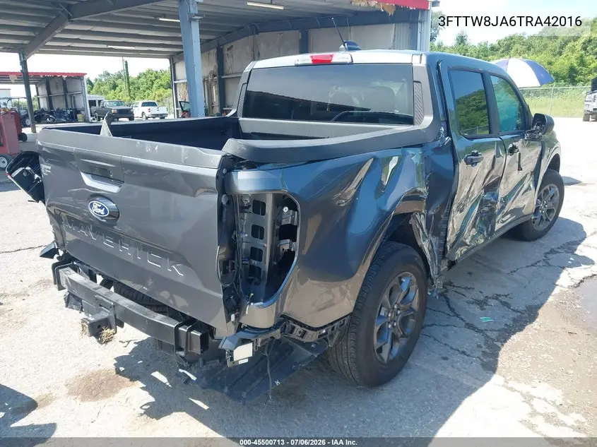 2026 Ford Maverick Xlt VIN: 3FTTW8JA6TRA42016 Lot: 45500713