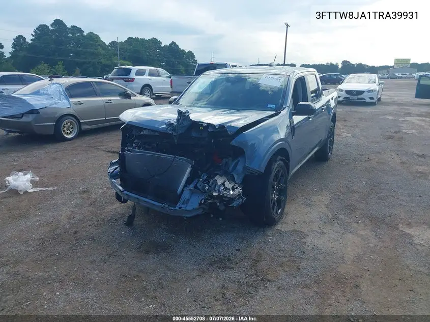 2026 Ford Maverick Xlt VIN: 3FTTW8JA1TRA39931 Lot: 45552708