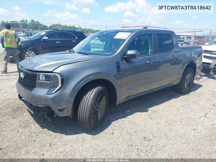 2026 Ford Maverick Lobo Standard VIN: 3FTCW8TA3TRA18642 Lot: 45572704