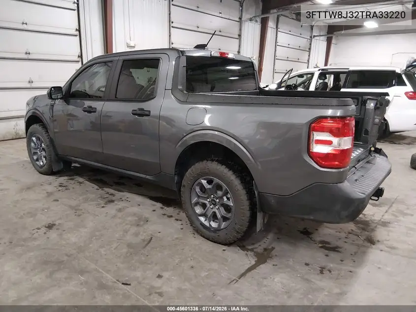 2026 Ford Maverick Xlt VIN: 3FTTW8J32TRA33220 Lot: 45601336