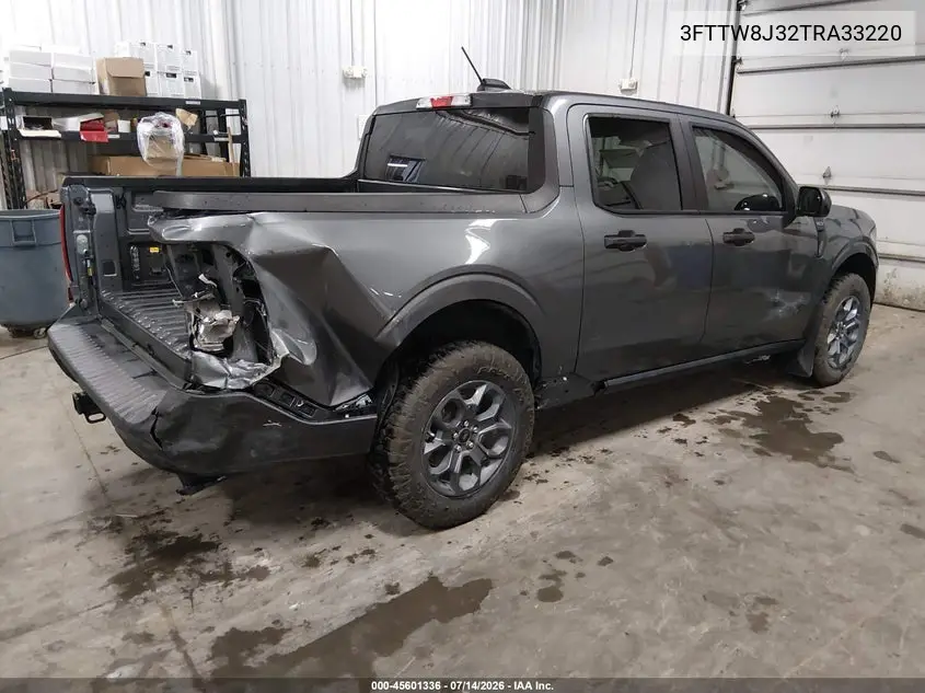 2026 Ford Maverick Xlt VIN: 3FTTW8J32TRA33220 Lot: 45601336