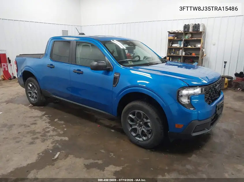 2026 Ford Maverick Xlt VIN: 3FTTW8J35TRA15486 Lot: 45615689