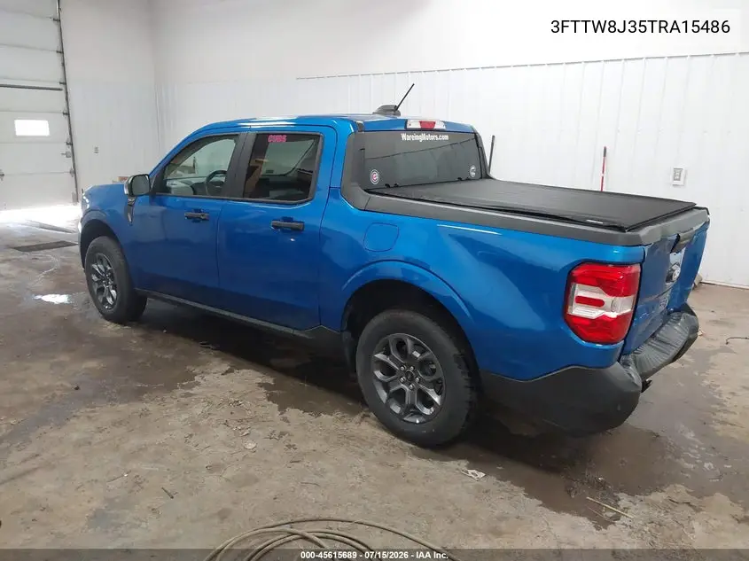 2026 Ford Maverick Xlt VIN: 3FTTW8J35TRA15486 Lot: 45615689