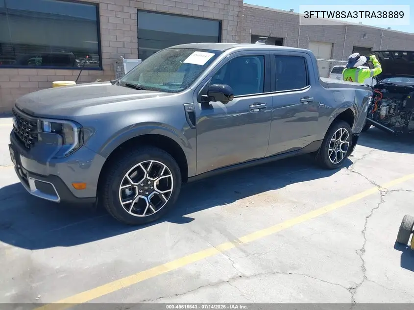 2026 Ford Maverick Lariat VIN: 3FTTW8SA3TRA38889 Lot: 45616643