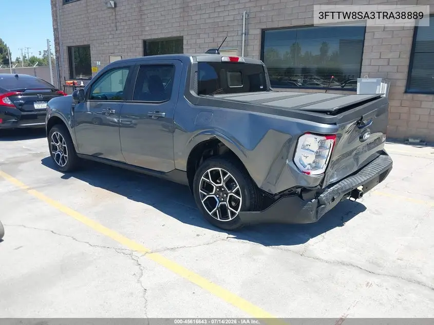 2026 Ford Maverick Lariat VIN: 3FTTW8SA3TRA38889 Lot: 45616643