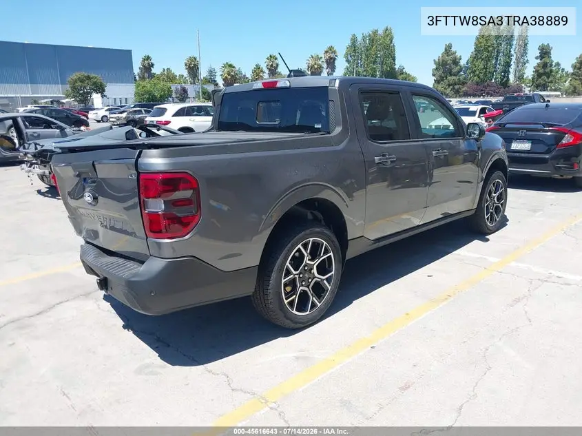 2026 Ford Maverick Lariat VIN: 3FTTW8SA3TRA38889 Lot: 45616643