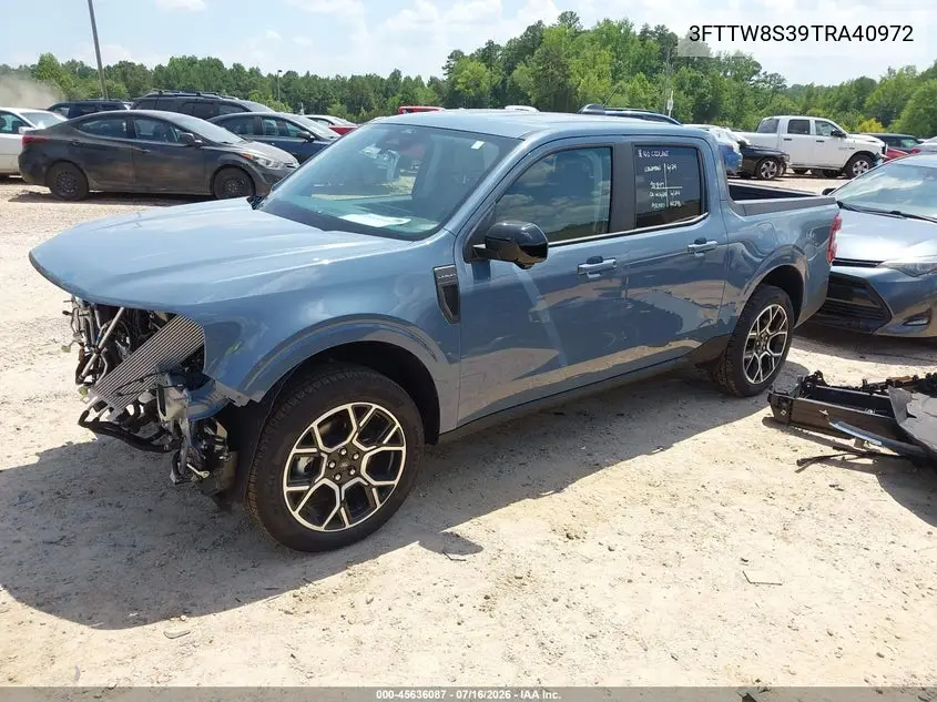 2026 Ford Maverick Lariat VIN: 3FTTW8S39TRA40972 Lot: 45636087