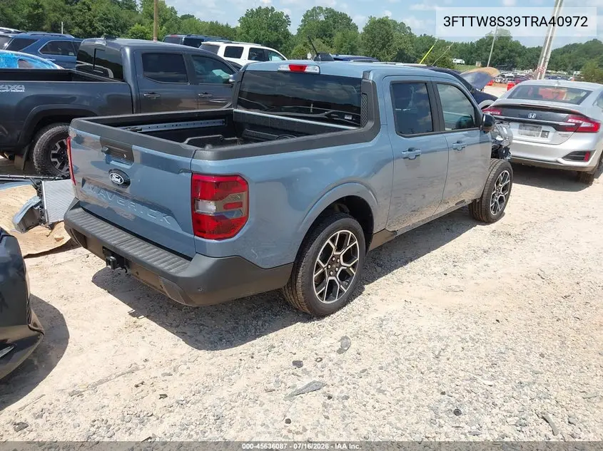 2026 Ford Maverick Lariat VIN: 3FTTW8S39TRA40972 Lot: 45636087