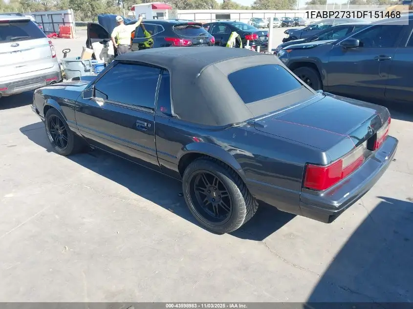 1FABP2731DF151468 1983 Ford Mustang