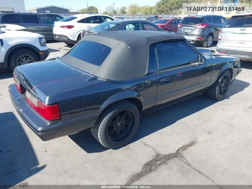 1FABP2731DF151468 1983 Ford Mustang