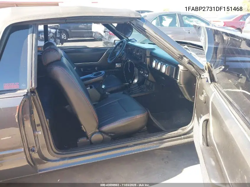 1FABP2731DF151468 1983 Ford Mustang