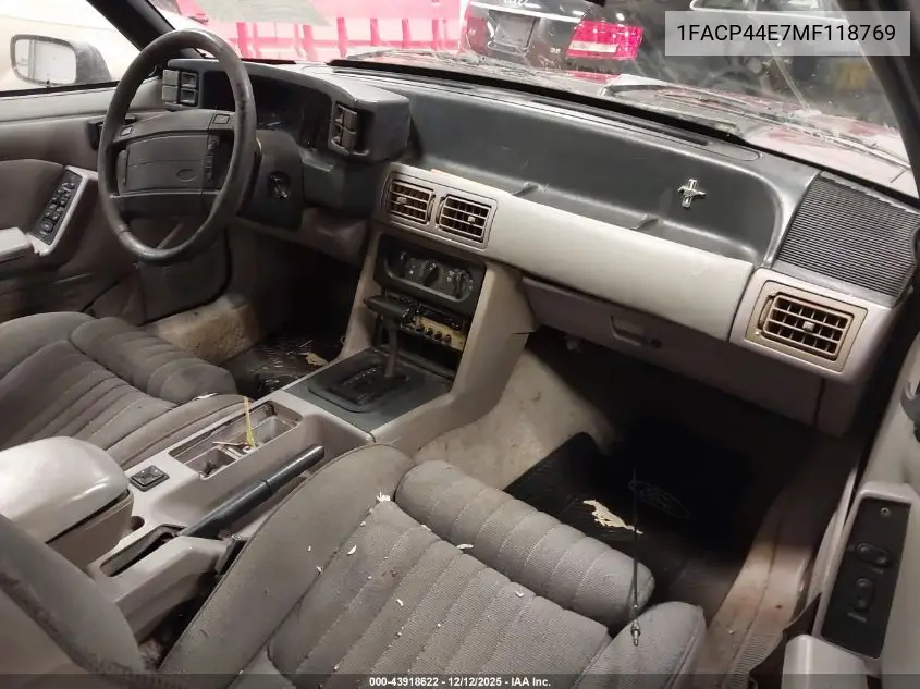 1FACP44E7MF118769 1991 Ford Mustang Lx