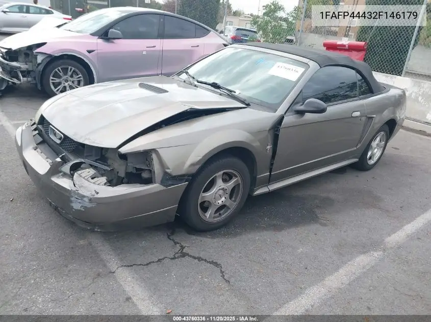 1FAFP44432F146179 2002 Ford Mustang