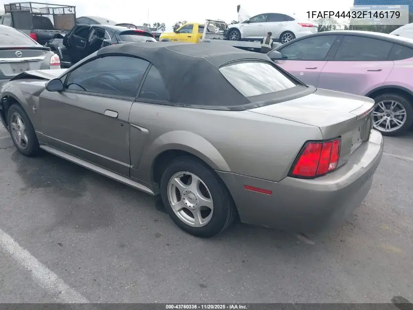 1FAFP44432F146179 2002 Ford Mustang