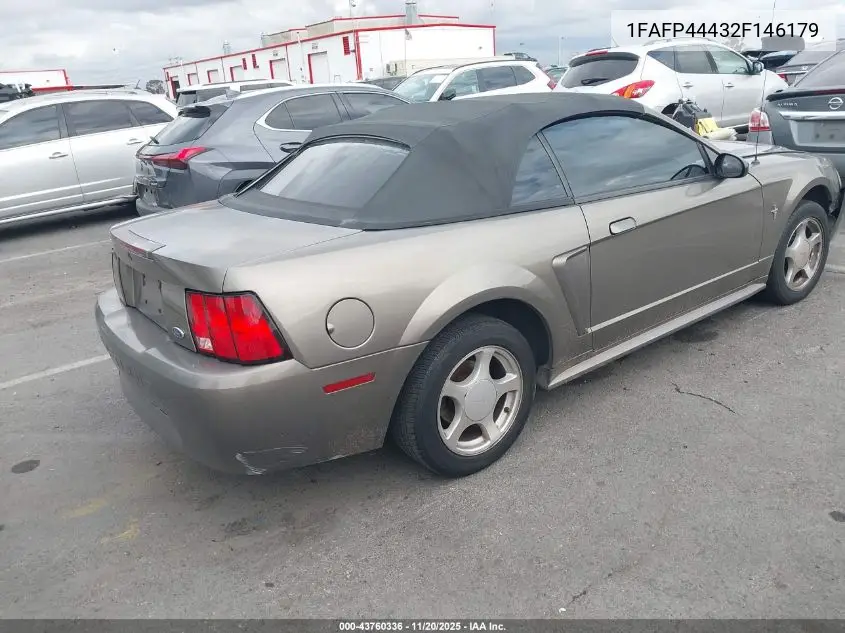 1FAFP44432F146179 2002 Ford Mustang