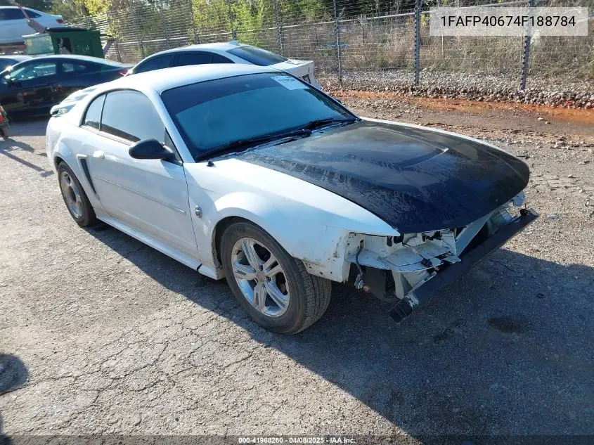 2004 Ford Mustang VIN: 1FAFP40674F188784 Lot: 41968260