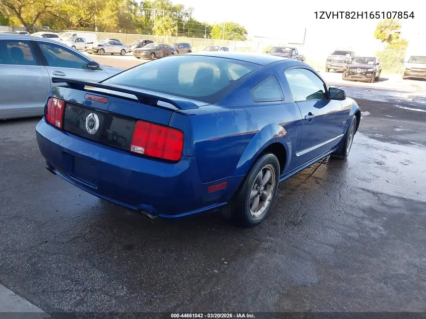 1ZVHT82H165107854 2006 Ford Mustang Gt