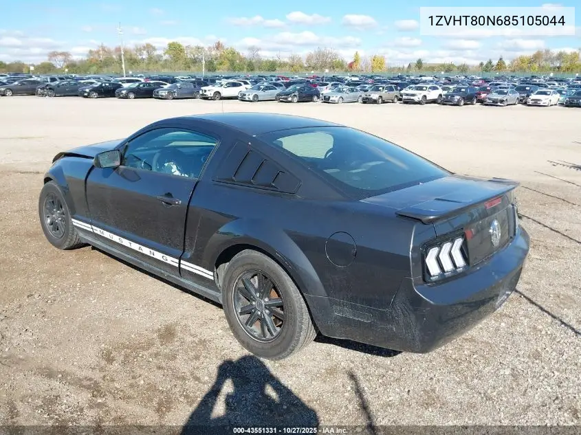 1ZVHT80N685105044 2008 Ford Mustang V6 Deluxe