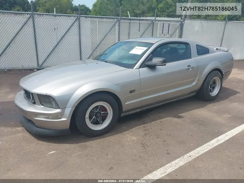 2008 Ford Mustang Gt Deluxe/Gt Premium VIN: 1ZVHT82H785186045 Lot: 45635954