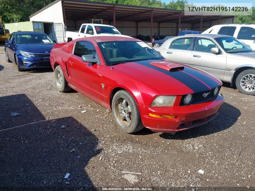 2009 Ford Mustang Gt/Gt Premium VIN: 1ZVHT82H195142236 Lot: 45303223